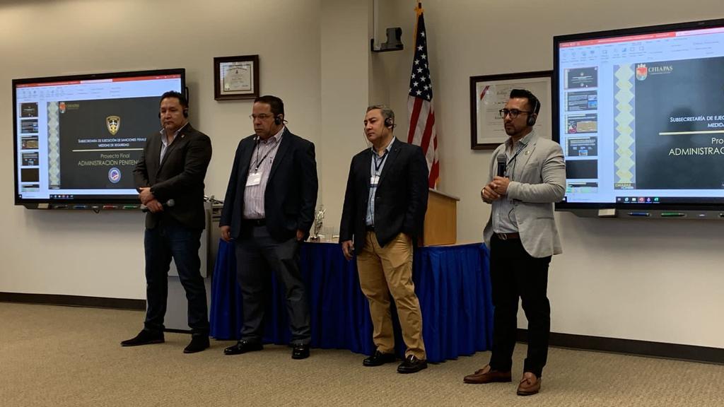 Personal de SSyPC participa en curso en Estados Unidos para fortalecer la Reinserción Social