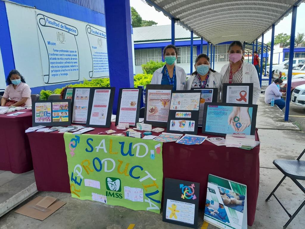 Realizan  Feria de Salud Reproductiva en el Campus IV de la UNACH