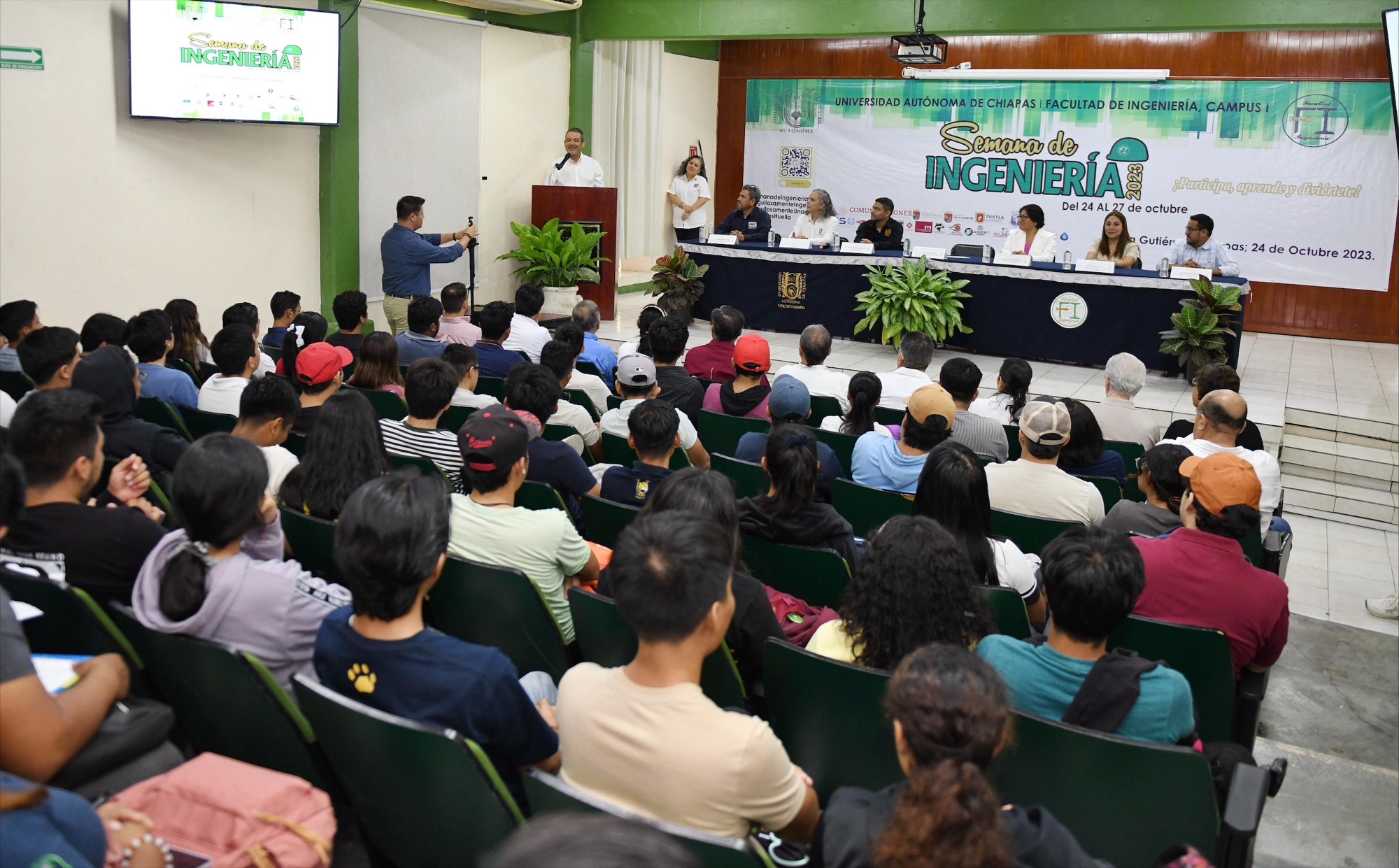 Celebran Semana de la Ingeniería 2023, como parte de los festejos de los 50 años de la UNACH