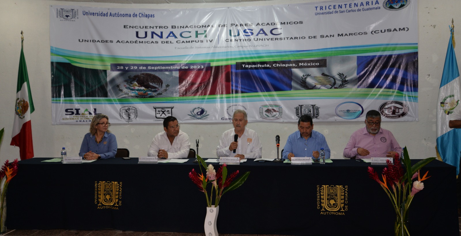 Celebran reunión pares académicos de la UNACH Campus IV y USAC-CUSAM
