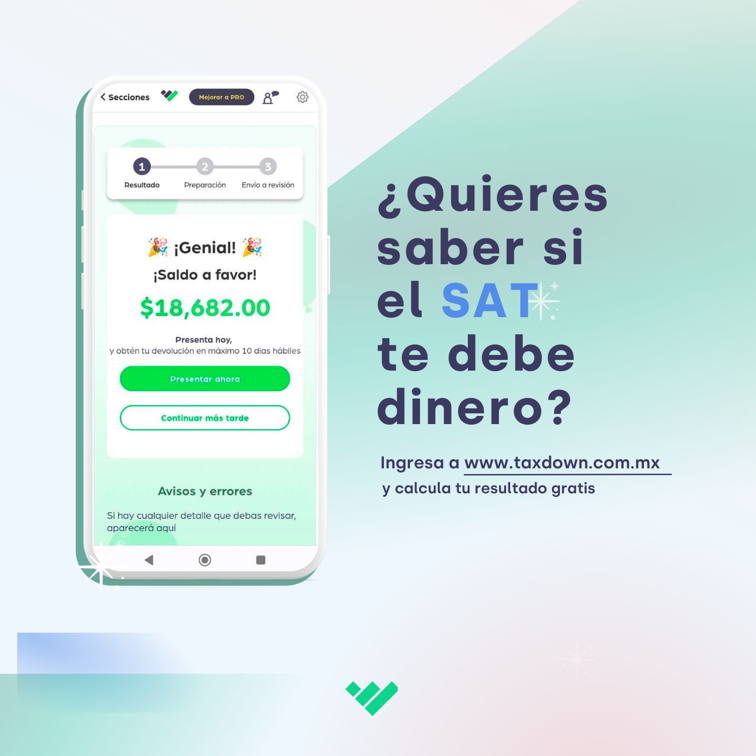TaxDown, la startup que ha revolucionado la forma en que los contribuyentes pueden presentar su declaración de impuestos en México, anunció que cerró una nueva ronda de inversión por