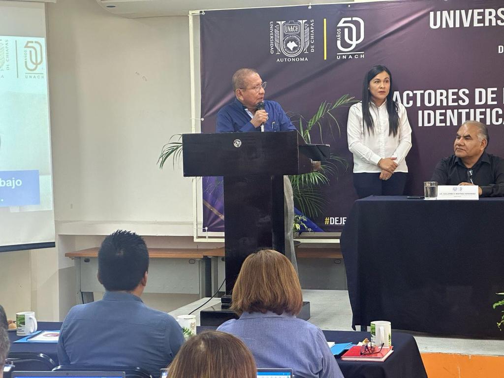 Imparten en la UNACH curso taller Factores de Riesgo Psicosocial en el Trabajo, Identificación, Análisis y Prevención