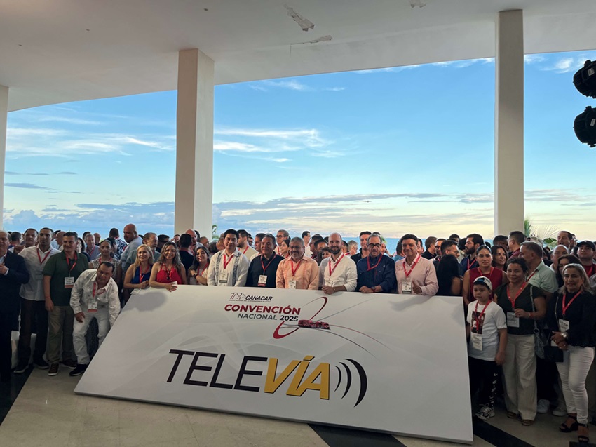 TeleVía y CANACAR refuerzan alianza estratégica con convenio exclusivo y presencia en la Convención Nacional 2025