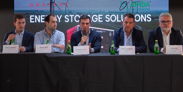 AINDA invertirá más de 50 millones de dólares en Quartux para desarrollo de proyectos de almacenamiento a gran escala