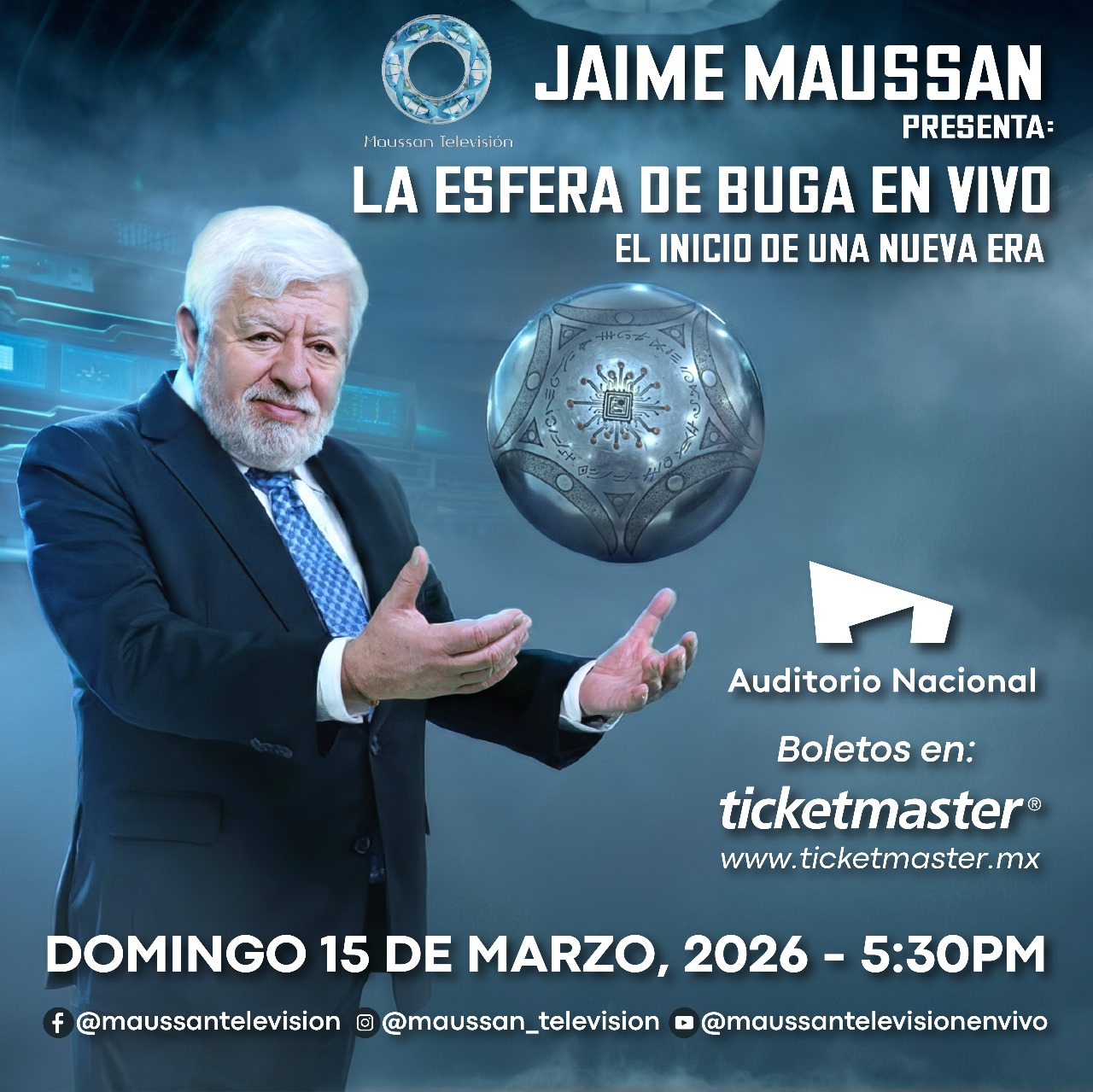 JAIME MAUSSAN PRESENTA LA ESFERA DE BUGA