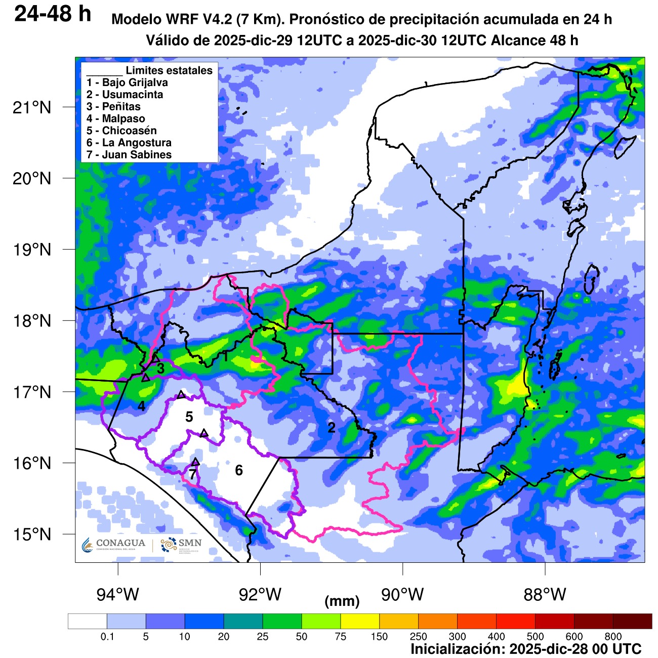 Pronostican ingreso de frente frío a Chiapas