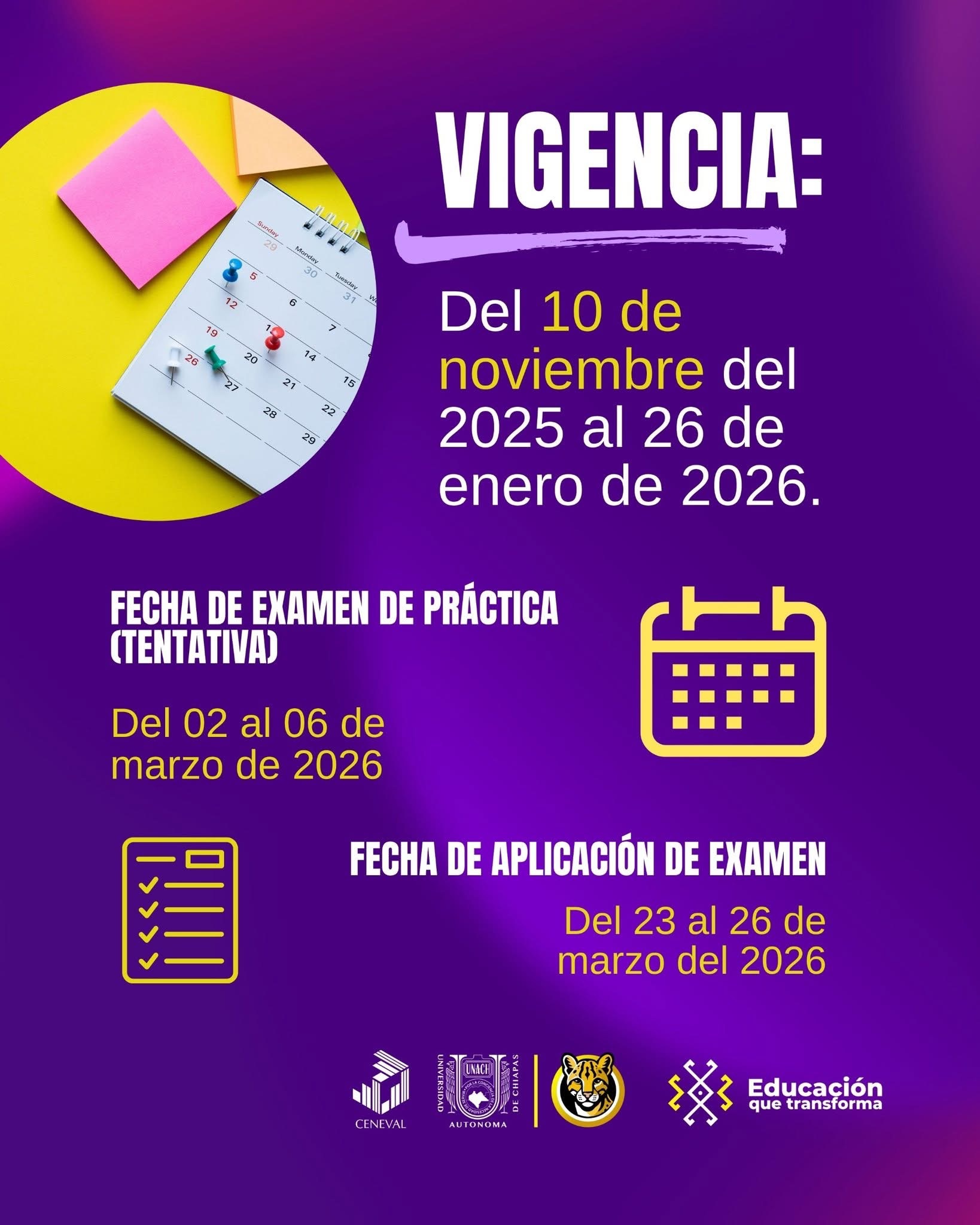 UNACH EXAMEN CENEVAL 2