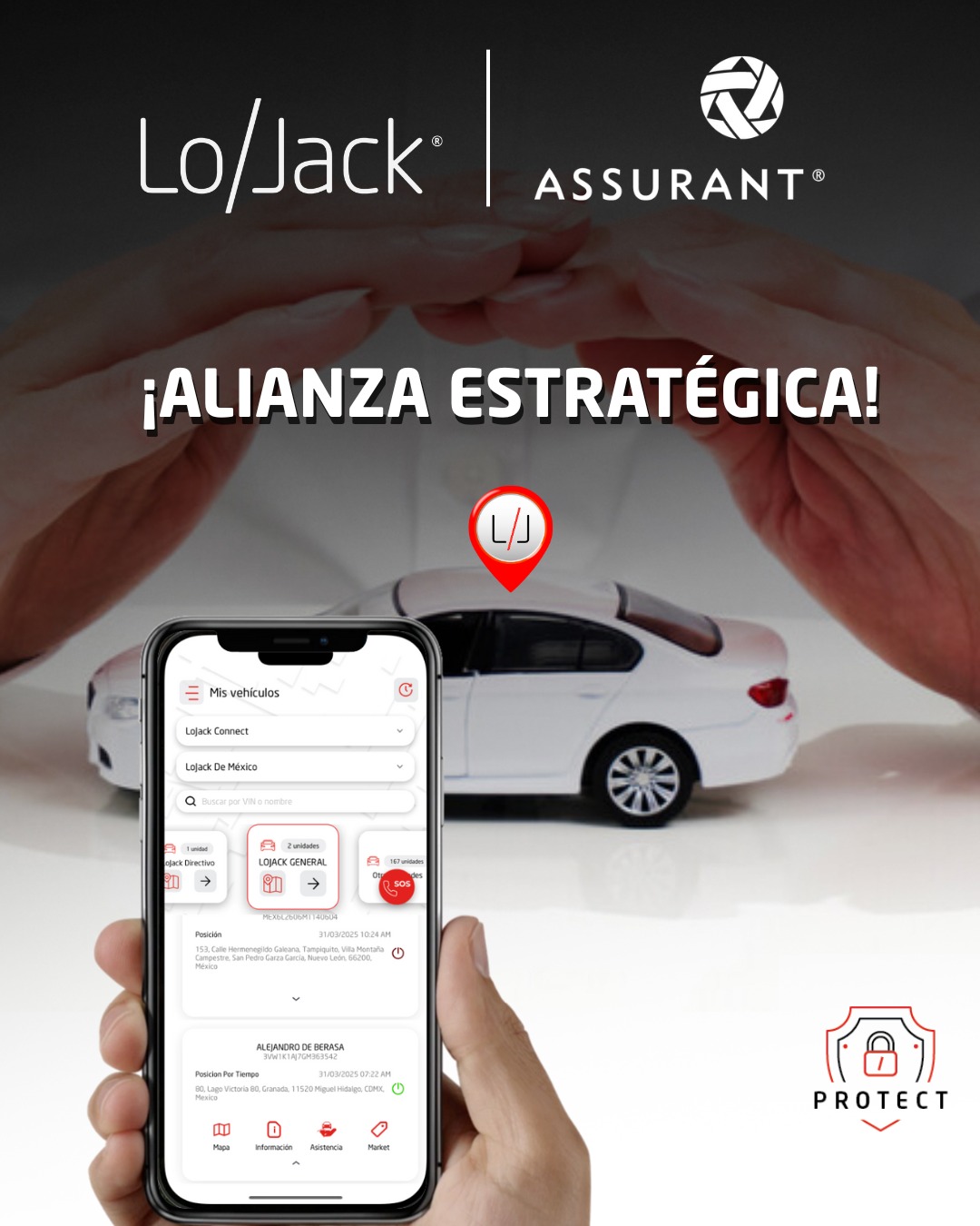 LoJack y Assurant lanzan LOJACK PROTECT para proteger a los conductores ante robo de autopartes y pérdida total de vehículo.