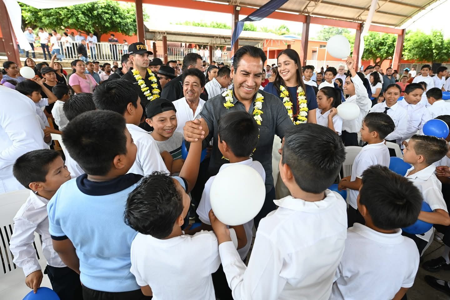En Frontera Comalapa, Eduardo Ramírez reafirma compromiso con la niñez y la seguridad 