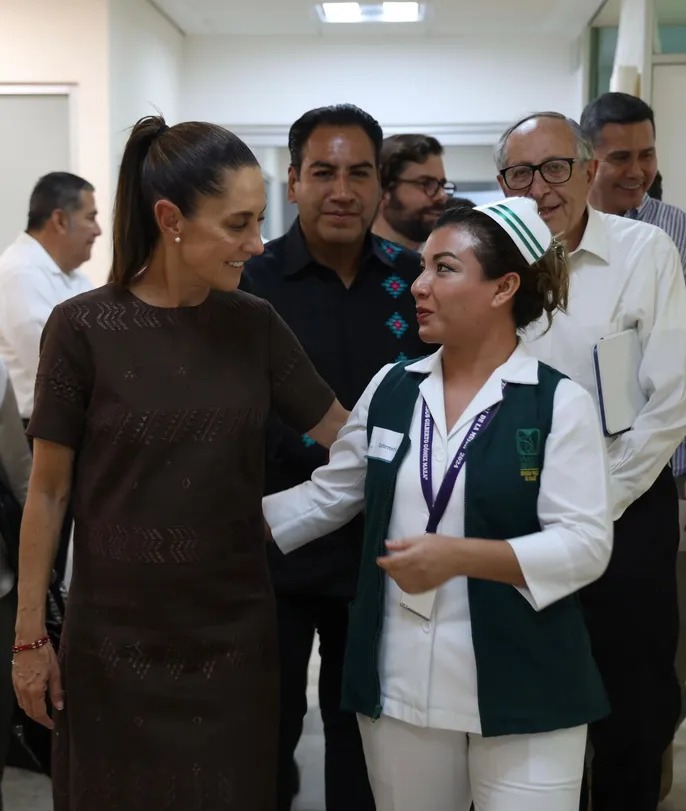 Presidenta Claudia Sheinbaum supervisa obra en el Hospital General de Zona del IMSS en Tuxtla Gutiérrez, Chiapas; se inaugura el próximo 14 de Septiembre 