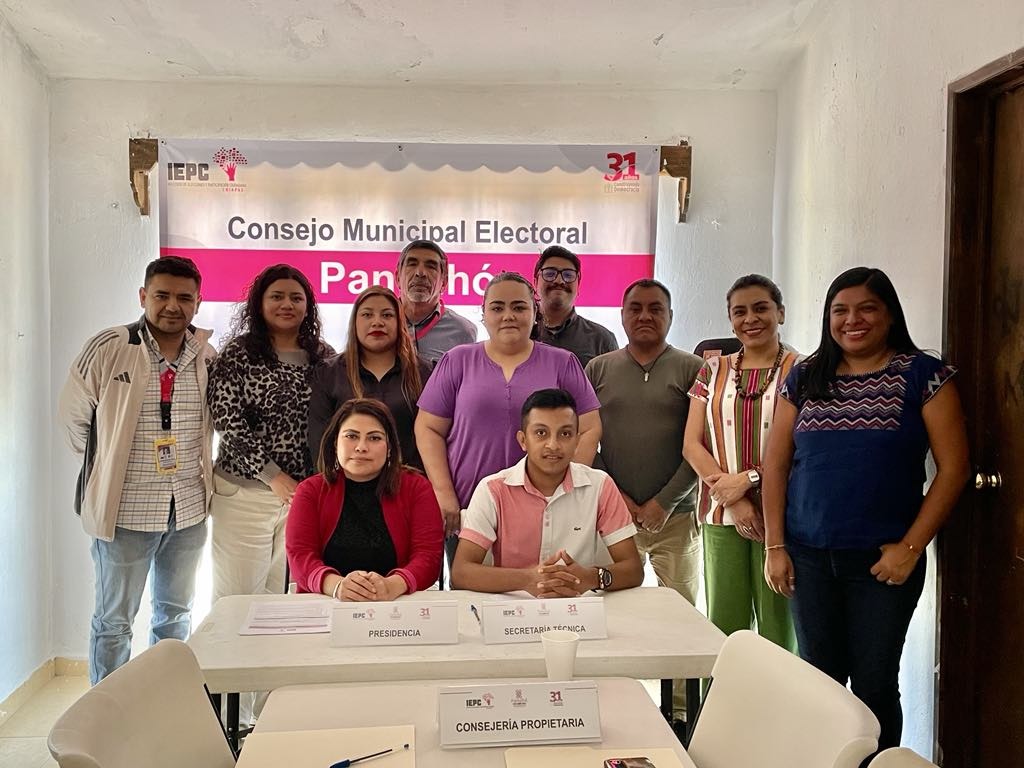 Se instala el Consejo Municipal Electoral de Pantelhó 