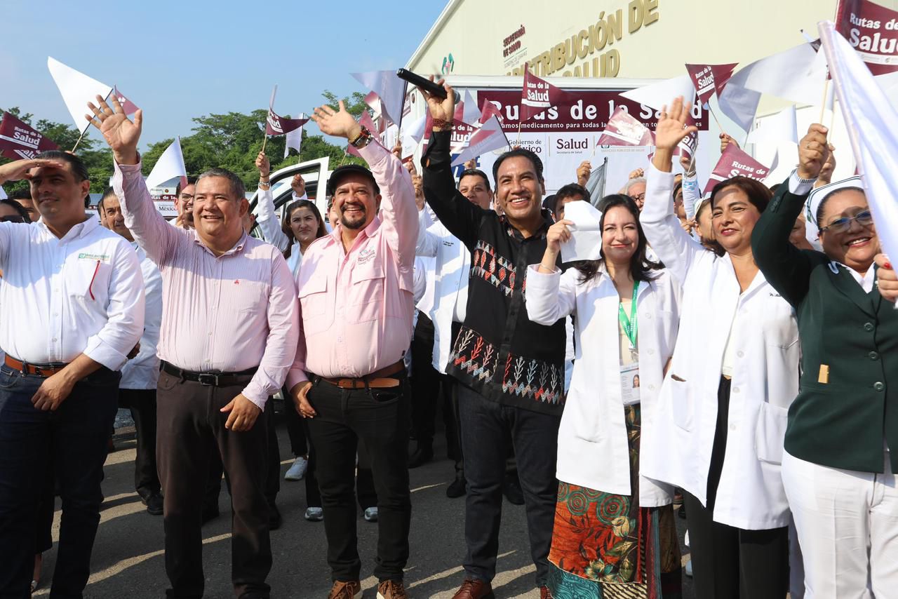 “¡Chiapas, el estado de la salud!”: Eduardo Ramírez agradece respaldo federal en arranque de las Rutas de la Salud 