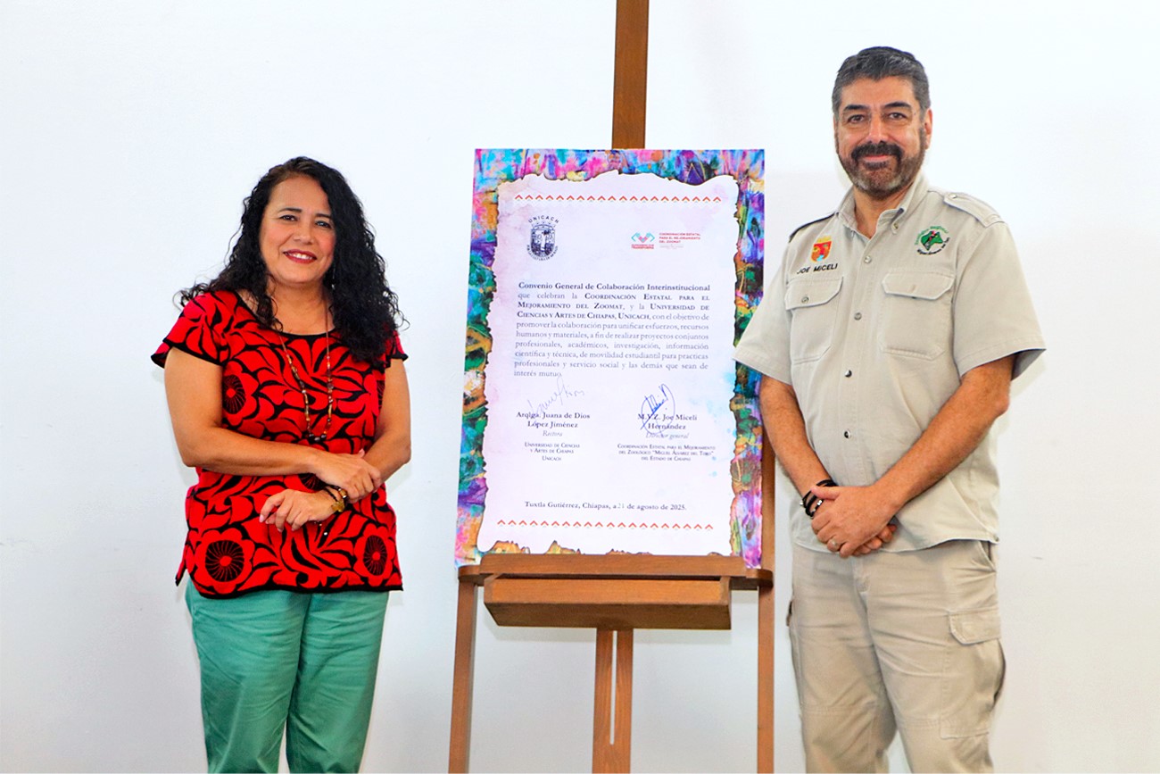 UNICACH y ZooMAT refuerzan alianza por la conservación en Chiapas 