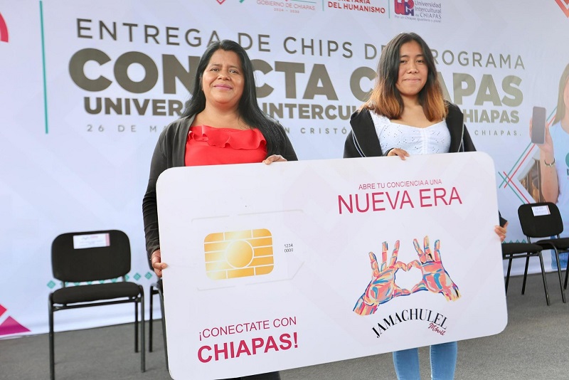 Continúa esta semana la entrega de chips de Conecta Chiapas: Paco Chacón 