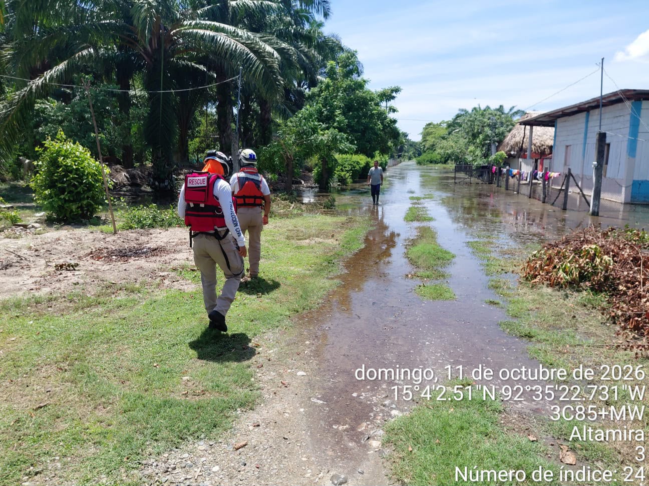 Lluvias del fin de semana dejan afectaciones en diversas regiones de Chiapas