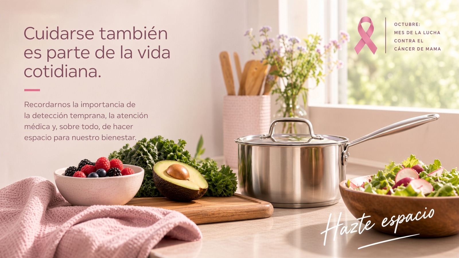Cuidarse también sucede en la cocina: pequeños hábitos para poner el bienestar en el centro