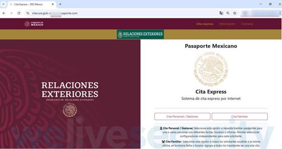Detectan sitio falso que suplanta a la SRE y engaña a usuarios que buscan tramitar su pasaporte