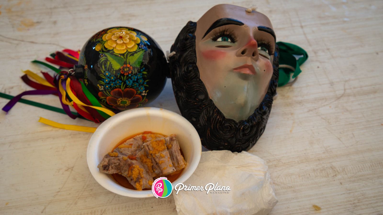 El puerco con arroz, platillo ritual que alimenta la danza de los Parachicos