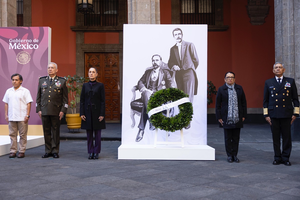 PRESIDENTA CLAUDIA SHEINBAUM ENCABEZA CONMEMORACIÓN DEL 113 ANIVERSARIO DEL MAGNICIDIO DE FRANCISCO I. MADERO Y JOSÉ MARÍA PINO SUÁREZ