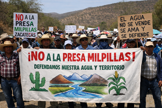 Comunidades y organizaciones rechazan imposición de la Presa Milpillas en Zacatecas