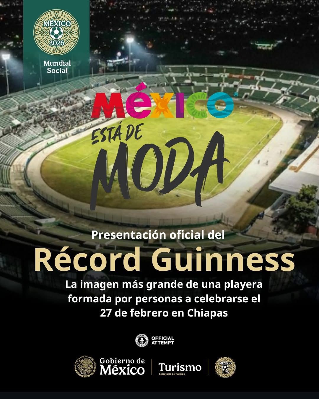 Chiapas buscará el Guinness World Record con la 