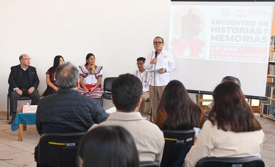 Realiza UNACH el Encuentro de historias y memorias a 30 años de la firma de los Acuerdos de San Andrés Larráinzar