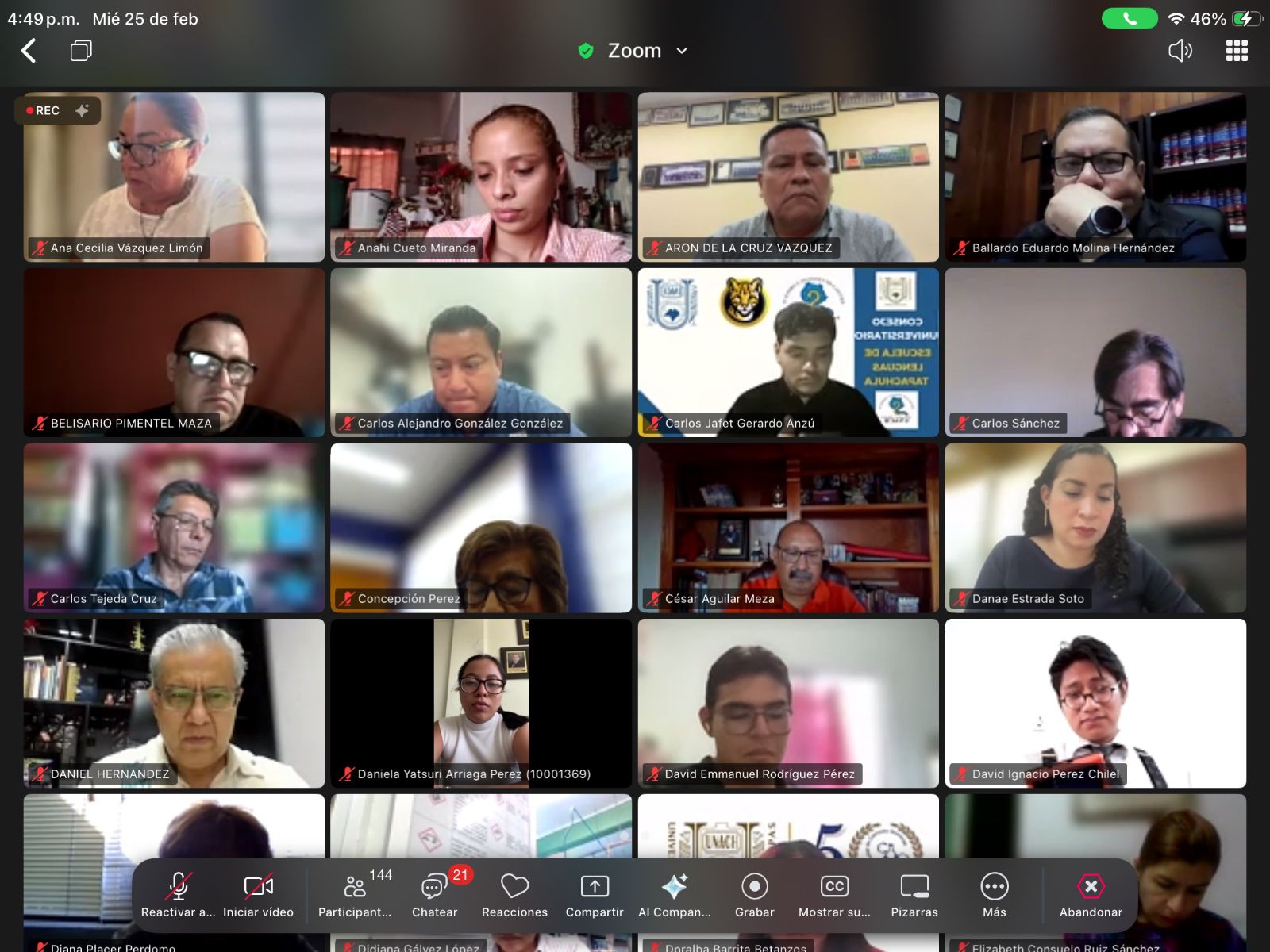 Aprueba Consejo Universitario de la UNACH el plan y programa de estudios de dos nuevos programas de posgrado