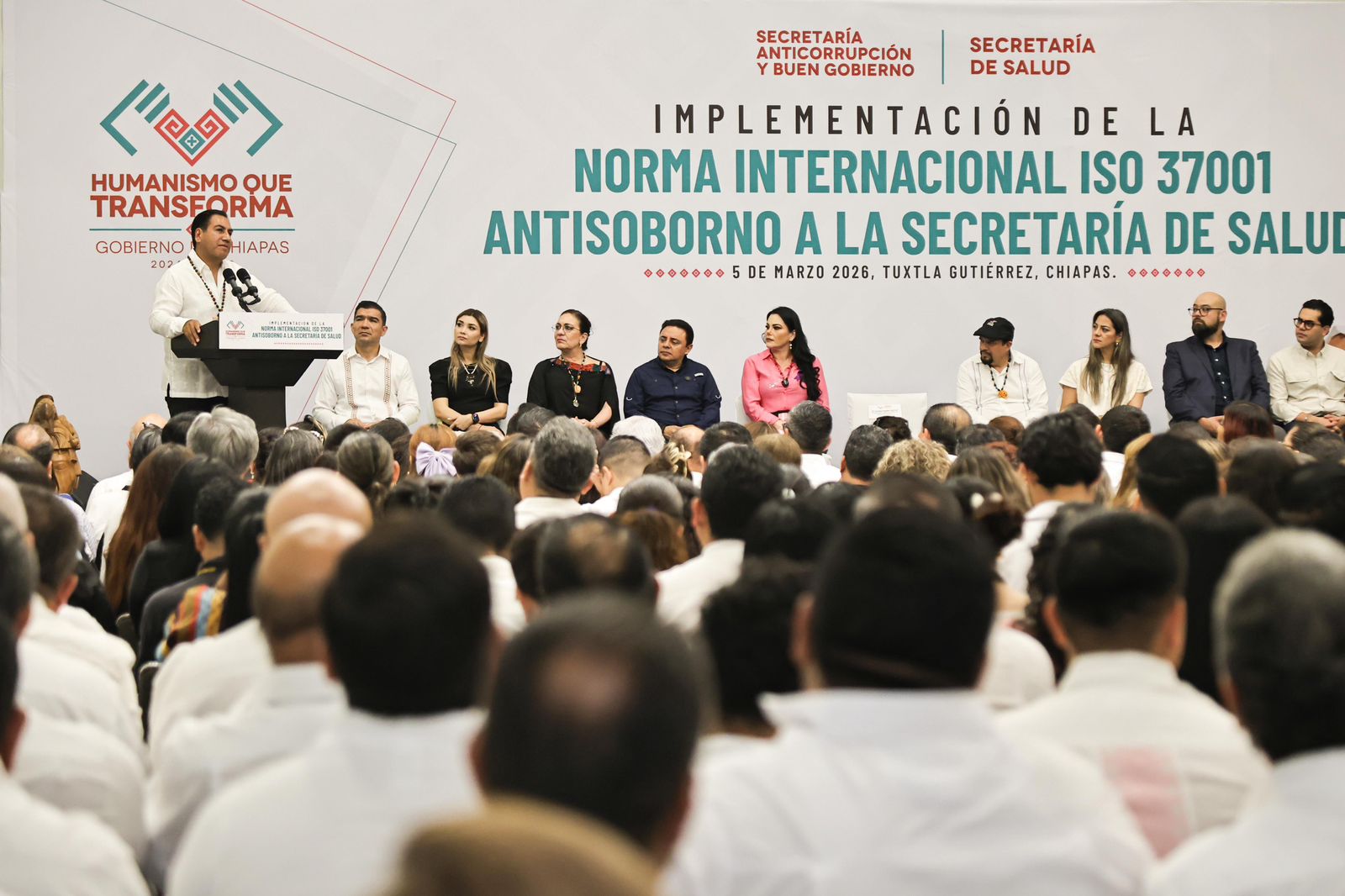 Eduardo Ramírez presenta implementación de la Norma Internacional ISO 37001 Antisoborno en la Secretaría de Salud