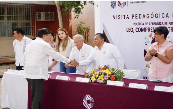 Campeche y Yucatán fortalecen colaboración por la alfabetización inicial