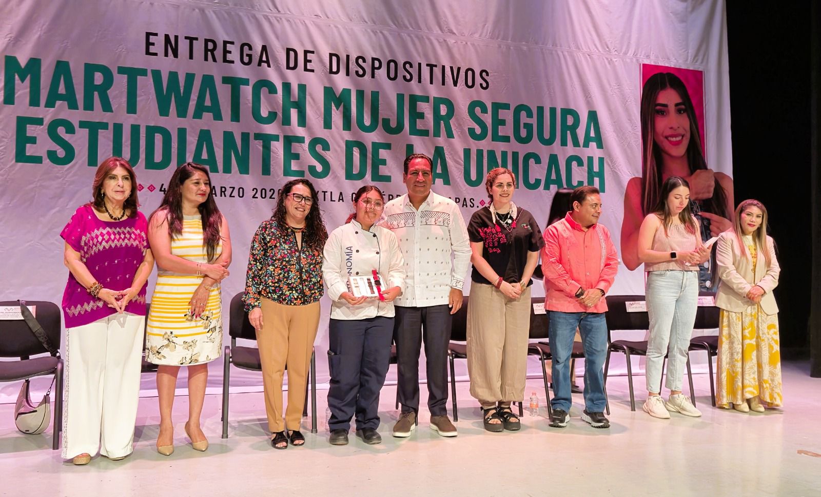 Agradece rectora de UNICACH al gobernador Eduardo Ramírez Aguilar por fortalecer la seguridad de las estudiantes con el programa “Mujer Segura”