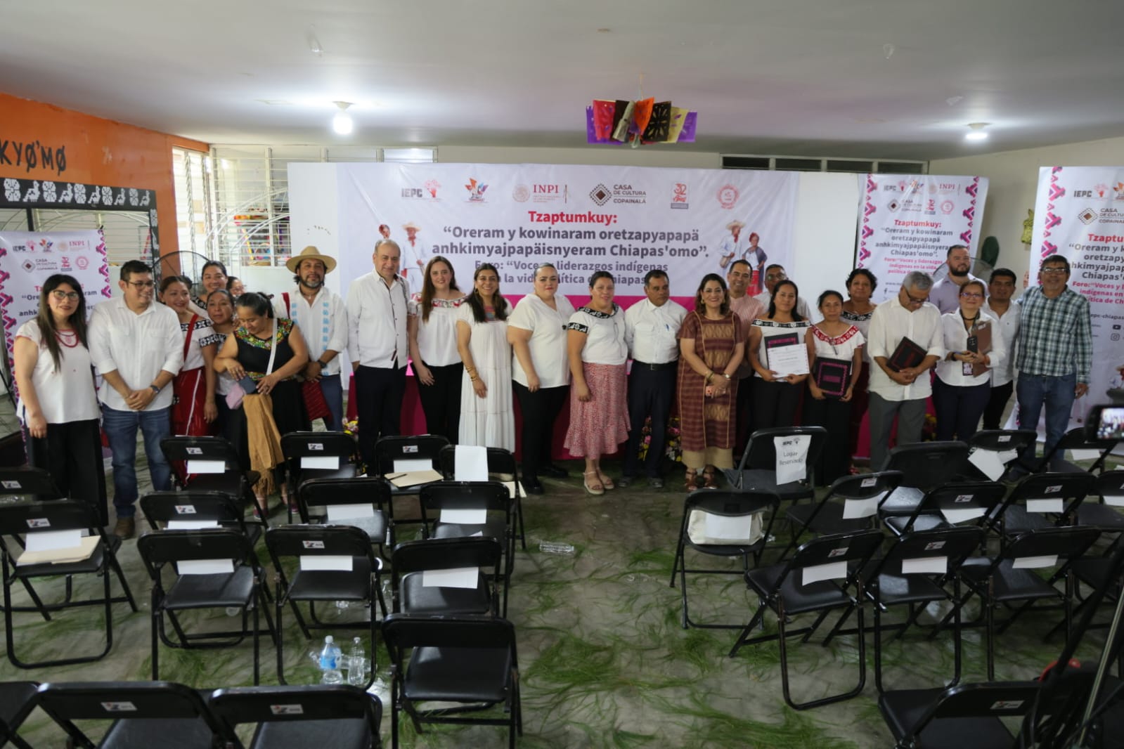 Realiza IEPC foro para fortalecer la participación política de personas de la región Zoque-Tsotsil