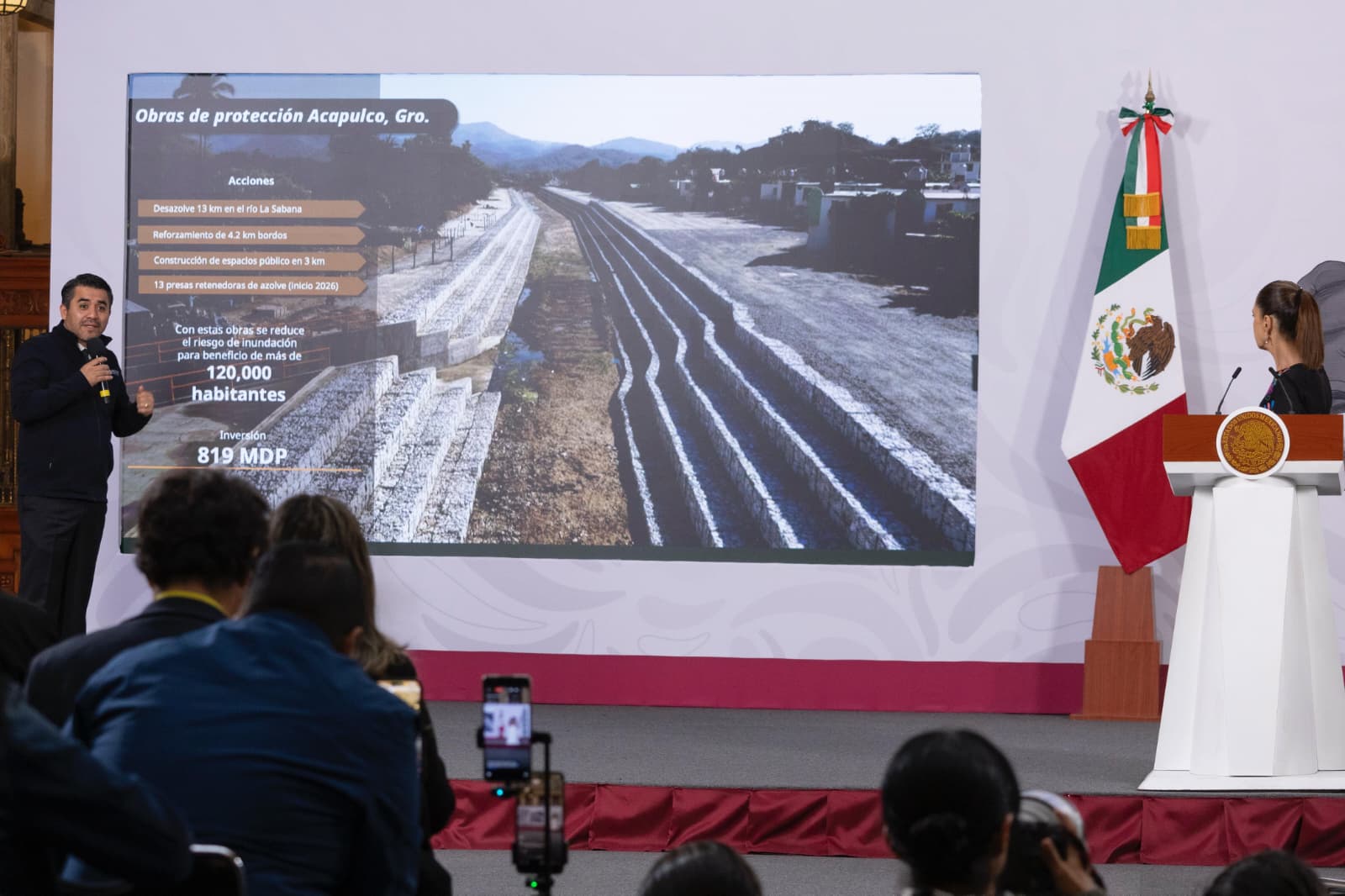SE DESTINAN CERCA DE 12 MIL MDP PARA EVITAR INUNDACIONES