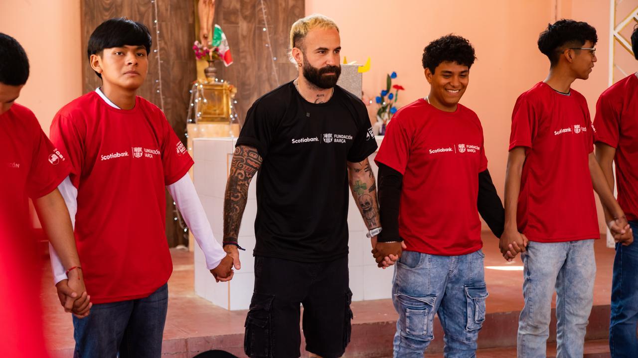 Scotiabank y Fundación Barça impulsan el bienestar y liderazgo juvenil en Morelos