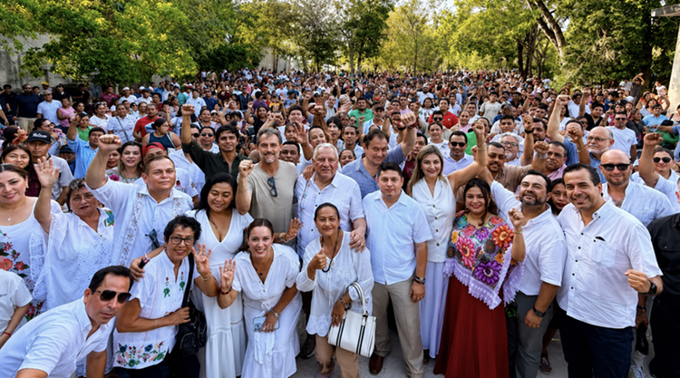 Denuncian detención de Lorenzo Miranda, líder maya de Tulum, tras multitudinario evento político junto a Rafael Marín