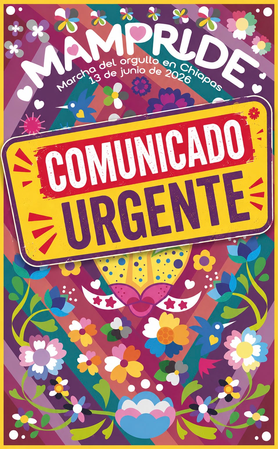 La Red por la Inclusión de la Diversidad Sexual informa cambio de recorrido del Mampride 2026