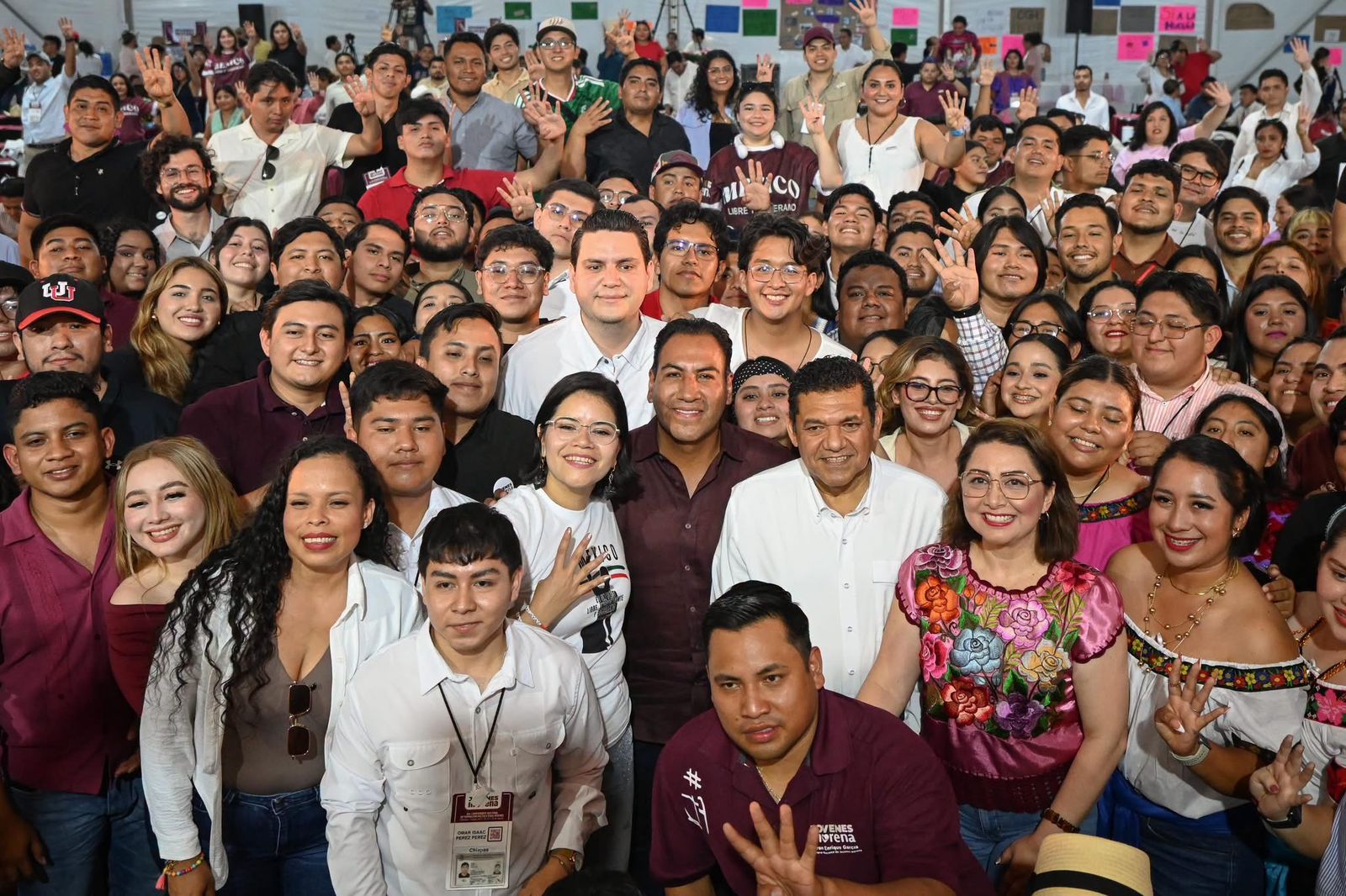Eduardo Ramírez participa en clausura del 4º Campamento Nacional de Formación Política para Jóvenes de Morena