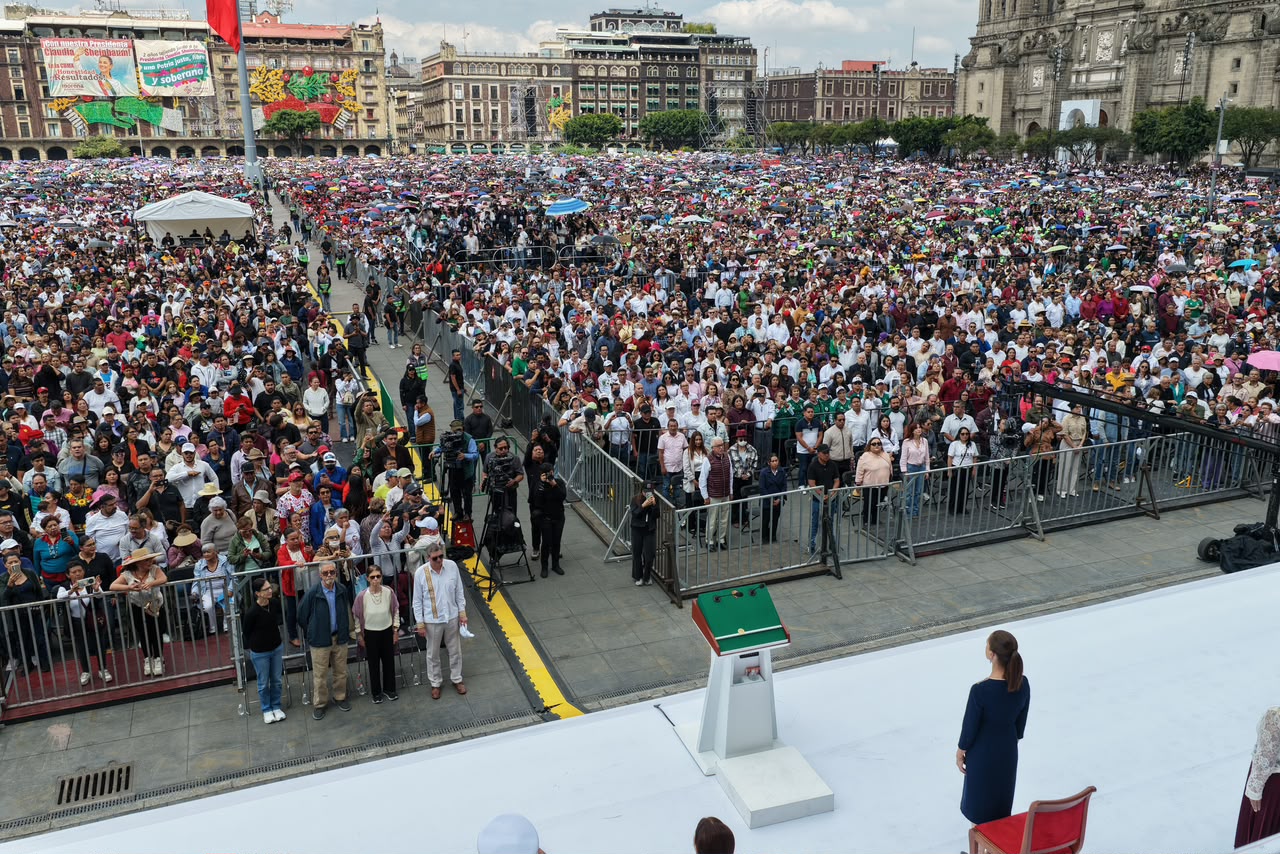 RENDIR CUENTAS ES UN ACTO DE CONGRUENCIA Y DE OBEDIENCIA AL PUEBLO: PRESIDENTA CLAUDIA SHEINBAUM; SUMA CERCA DE 850 MIL ASISTENTES EN GIRA POR TODO EL PAÍS