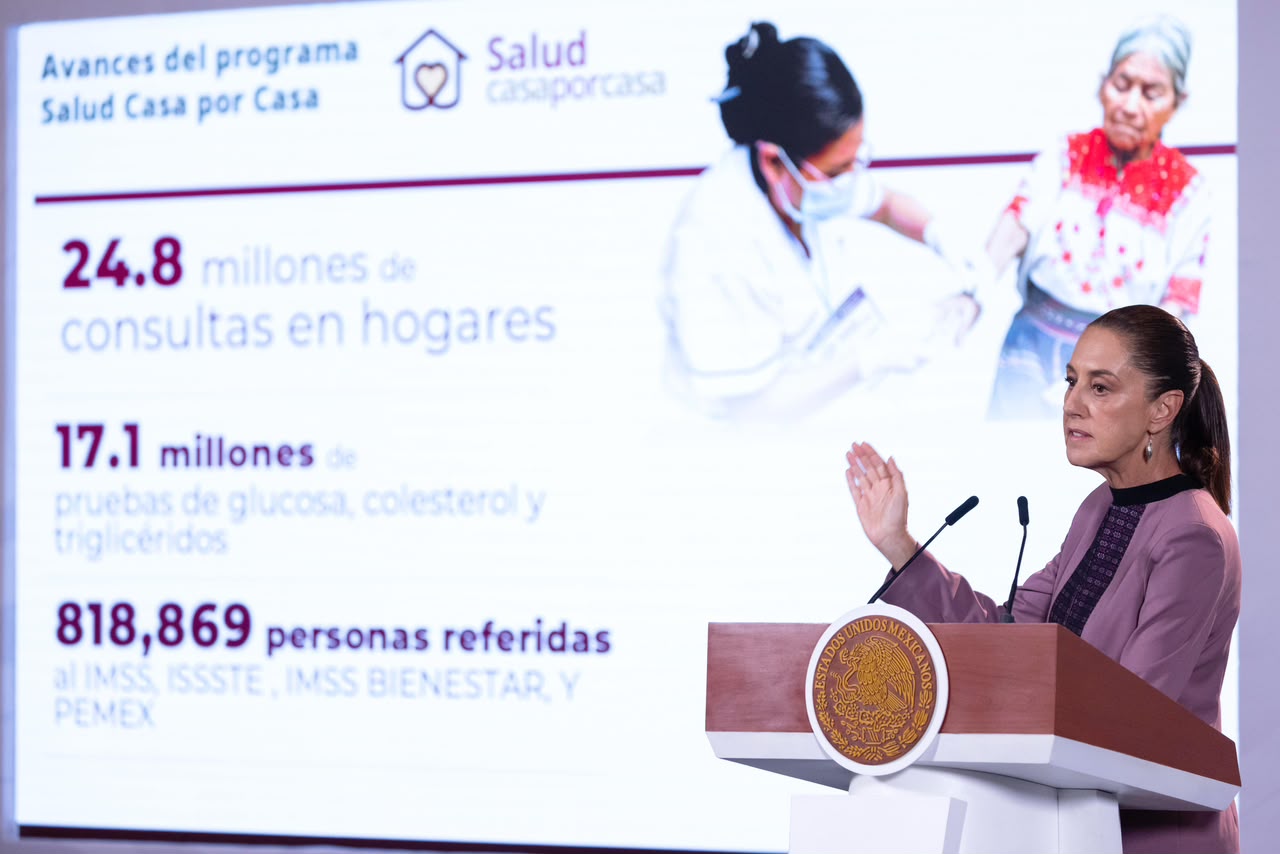 EN 12 AÑOS SE CONSTRUIRÁN 12 MIL CAMAS NUEVAS DE HOSPITAL, EL DOBLE QUE EN EL PERIODO NEOLIBERAL; ESTAMOS REVIRTIENDO 36 AÑOS DE ABANDONO: PRESIDENTA CLAUDIA SHEINBAUM