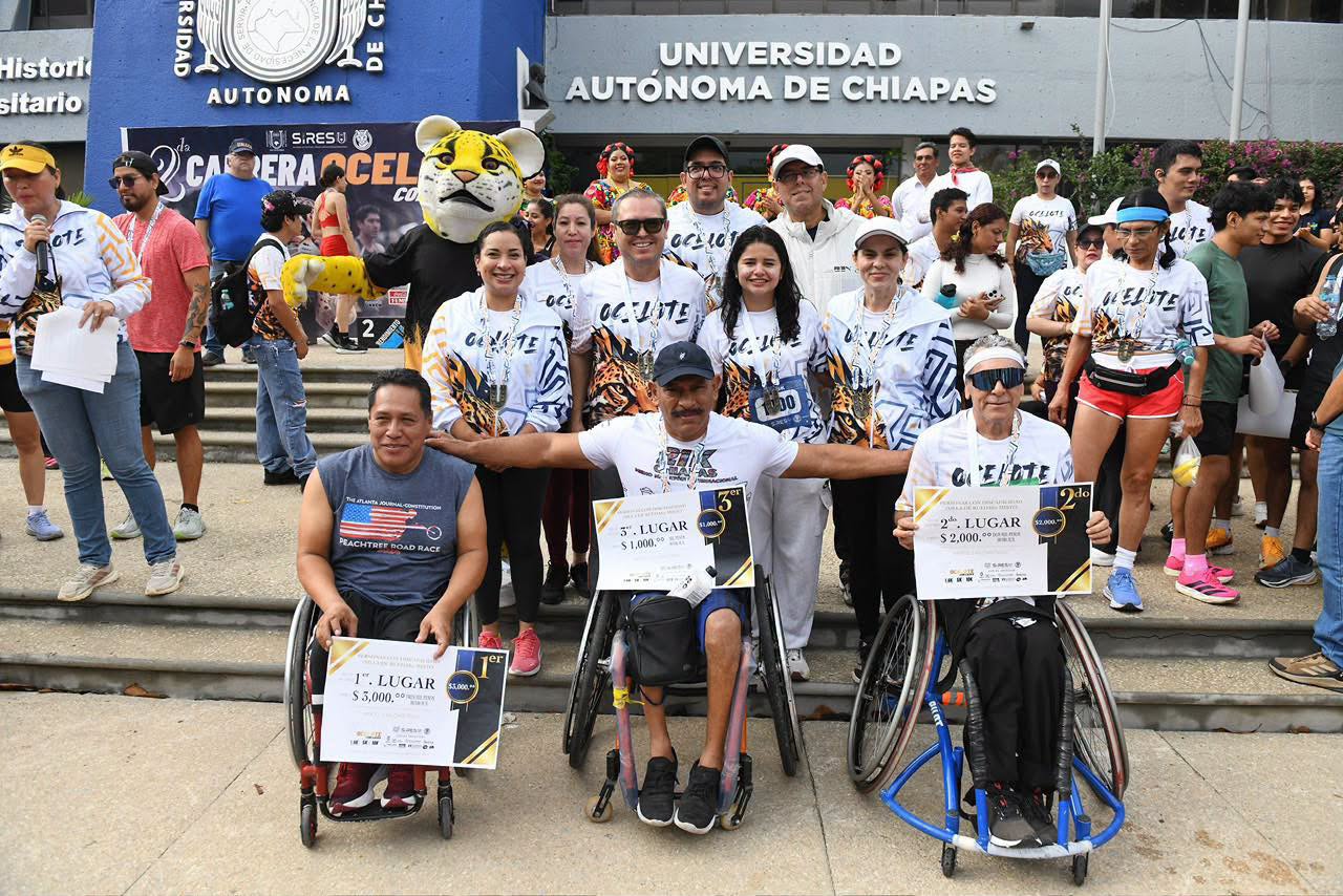 Más de 2 mil 200 participan en la Carrera Ocelote con Causa 2026