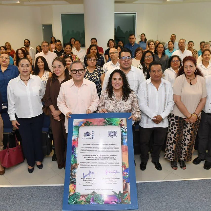 Reafirman UNACH y UNICACH su compromiso con la formación de especialistas en Historia