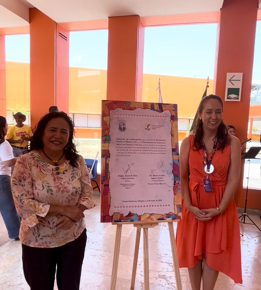 Unicach firma convenio de Colaboración con el Teletón Chiapas